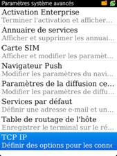 Param&egrave;tres APN